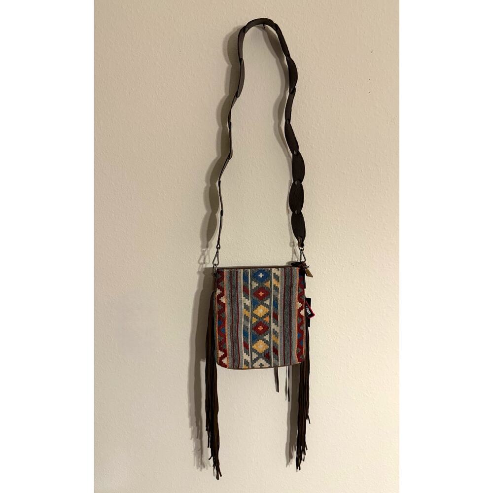 Angel Ranch Southwest Fringe Conceal Carry Crossbody Bag - NWT